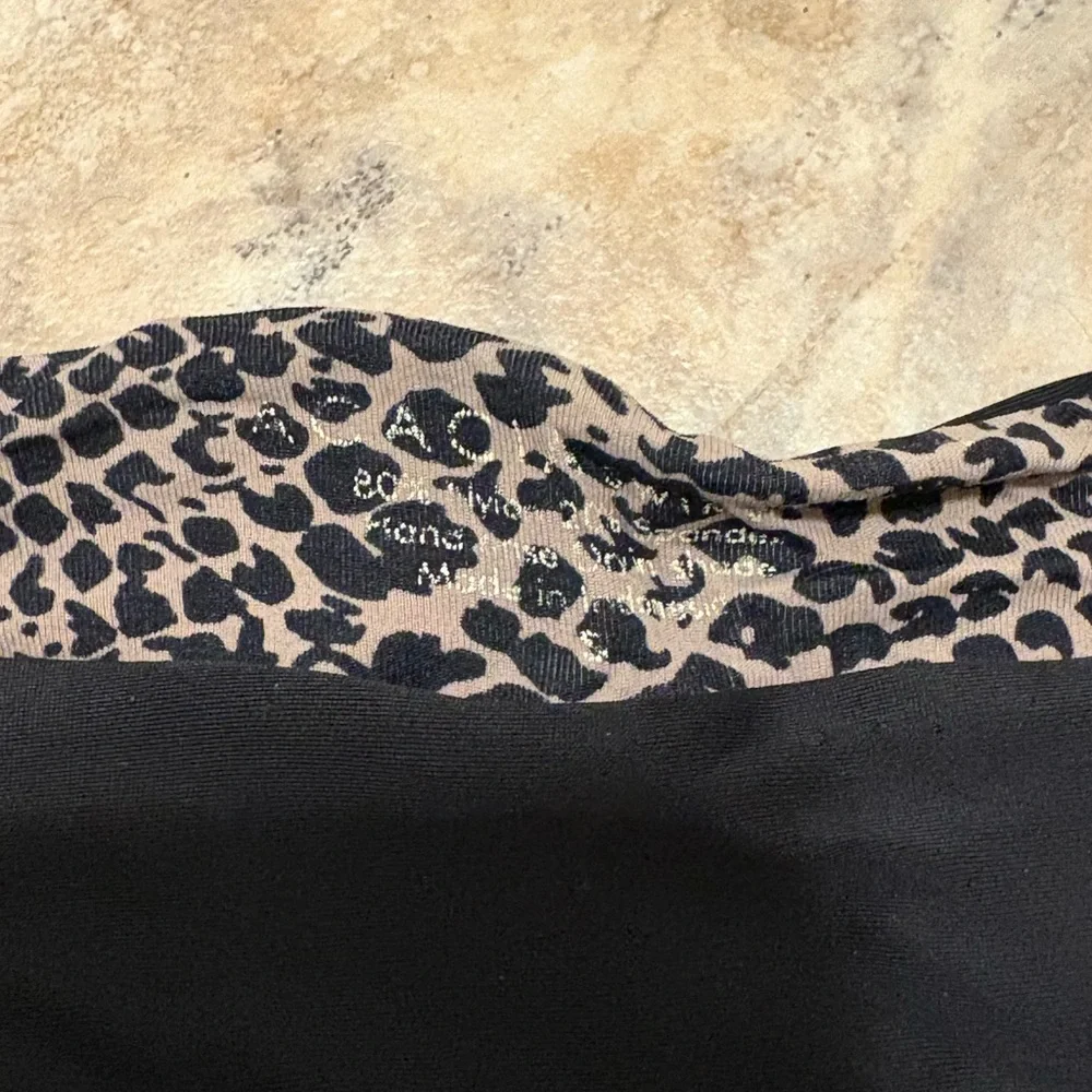 Acacia Swimwear Vintage Black La Rivera Bottoms Strappy Small - Picture 6 of 8
